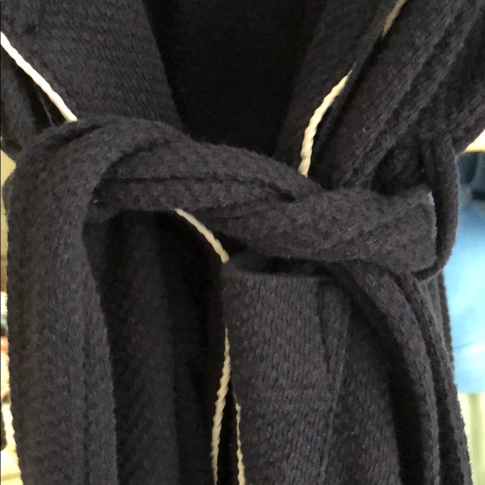 Navy Blue Ralph Lauren Robe - Picture 3 of 4